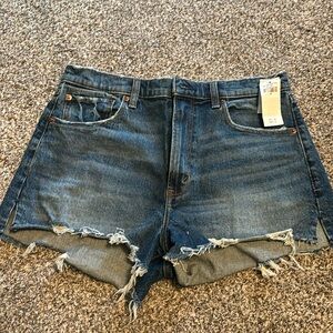 Abercrombie High Rise Mom Short
